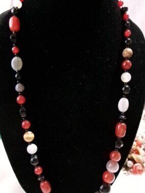Vintage Multi-Stone Necklace